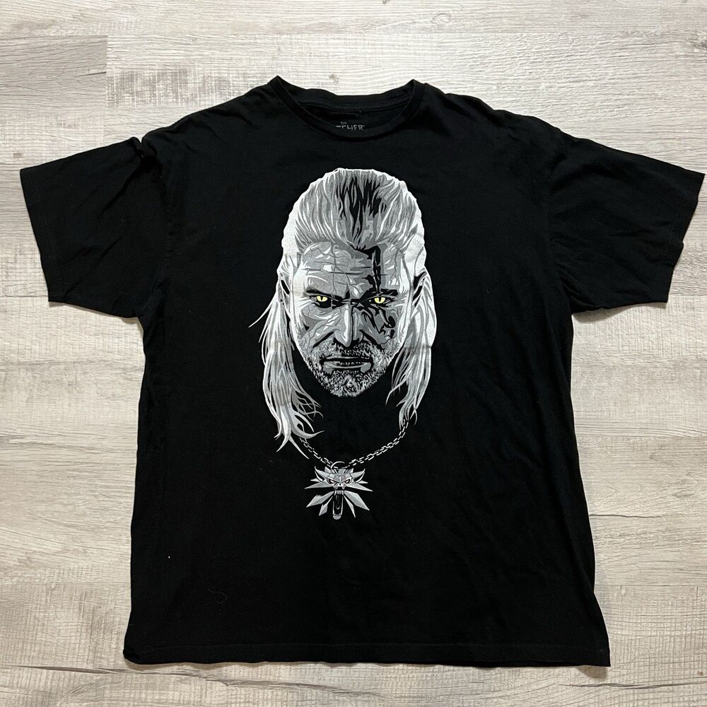 THE WITCHER Shirt Wild Hunt Video Game Jinx Henry Cavill 2015 Promo